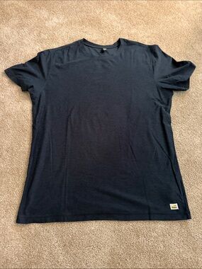 Vuori Dark Navy Short Sleeve Crew Tee